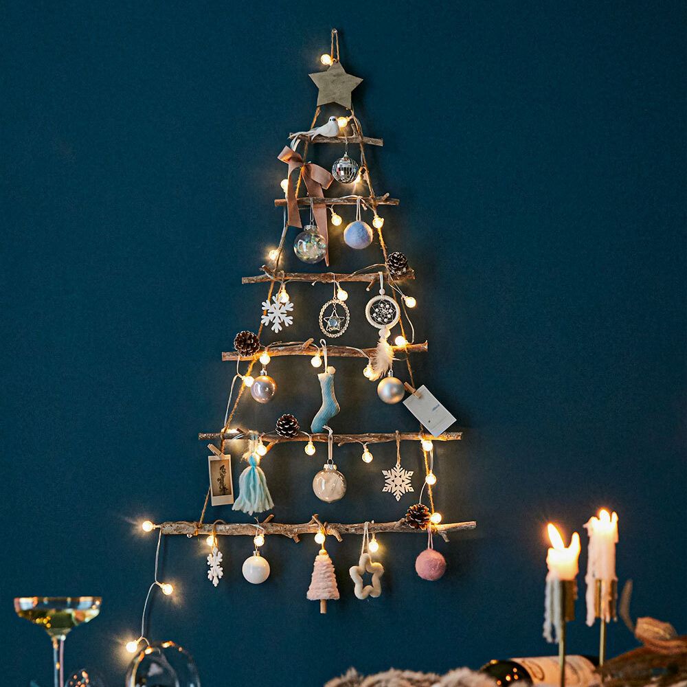 韓國 Bebe Deco - DIY聖誕樹/聖誕壁飾燈-棉花糖樂園 (樹高80cm，樹寬68cm，約0.6kg)