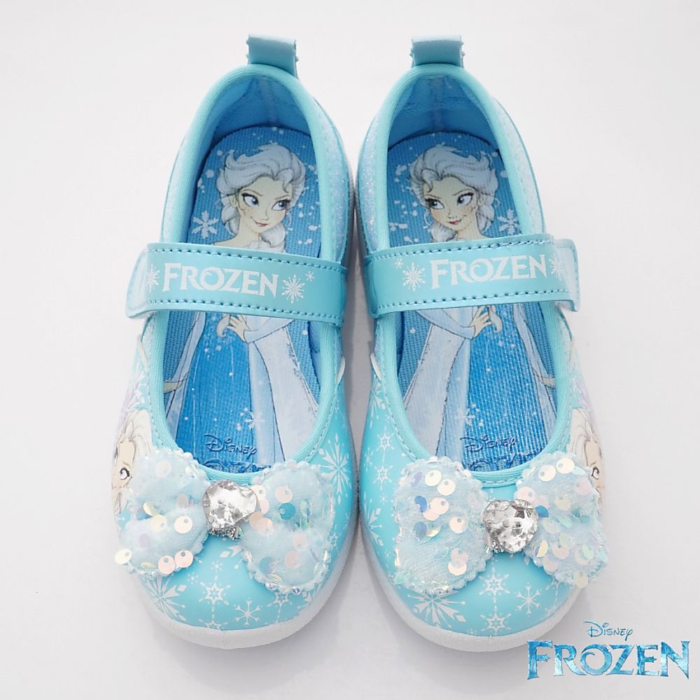 冰雪奇緣 - 台灣製冰雪奇緣公主鞋(中小童段)-休閒鞋-藍