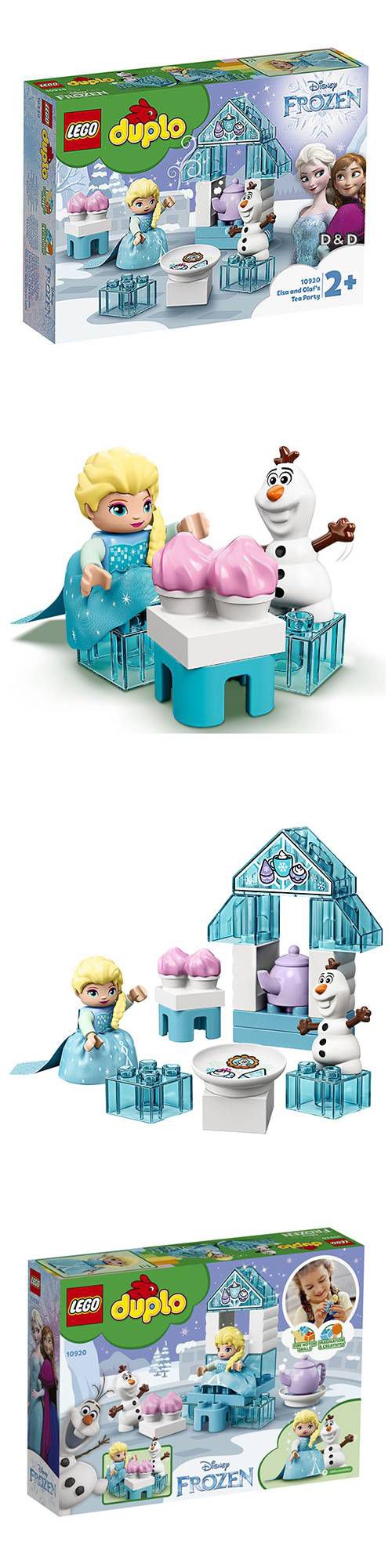 樂高 LEGO - 樂高 Duplo 得寶幼兒系列 -  艾莎和雪寶的茶會  10920-17pcs