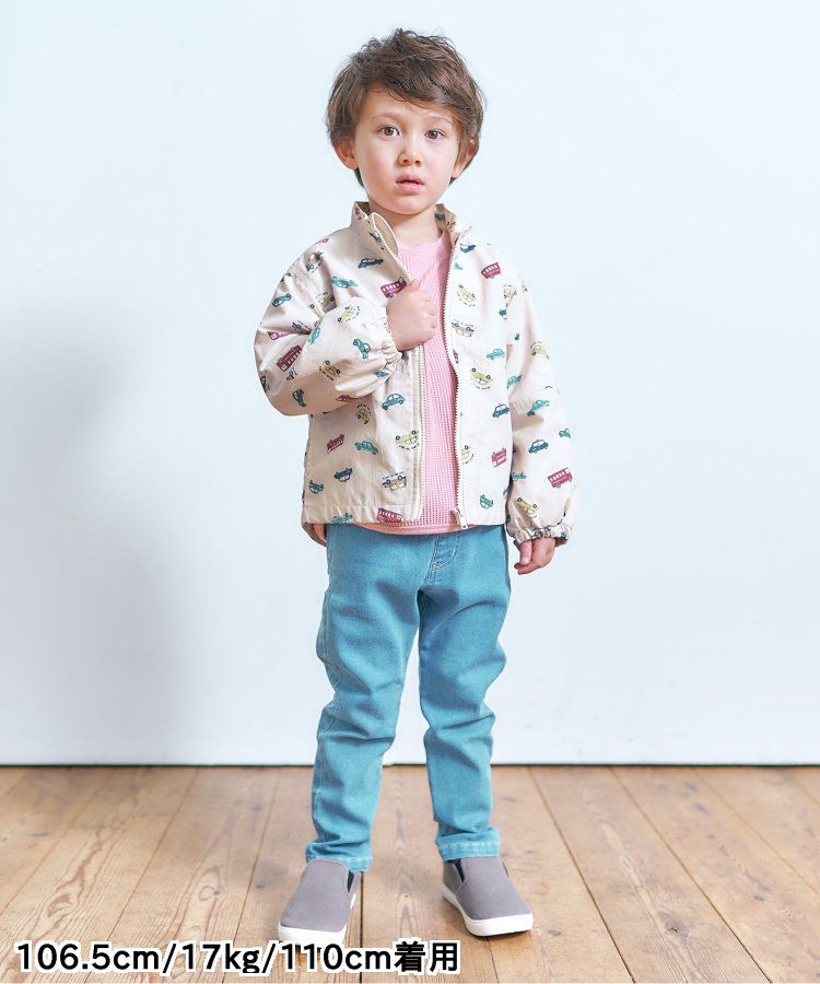 日本 apres les cours - 百搭防潑水薄款防風外套-米白車車