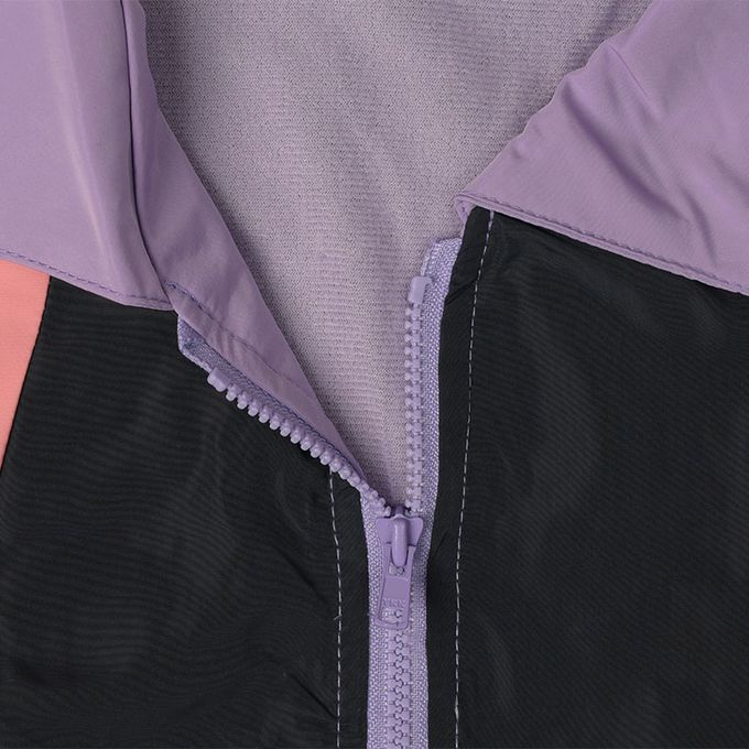 akachan honpo - 夾克外套-復古配色-紫色