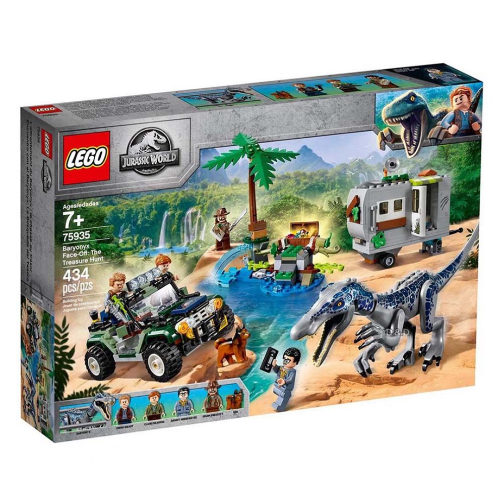 樂高 LEGO - 樂高 Jurassic World 侏儸紀世界系列 - Baryonyx Face-Off: The Treasure Hunt 75935-434pcs
