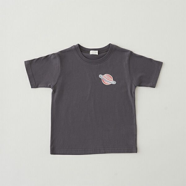 日本 b-ROOM - 胸前童趣印花短袖上衣-吉普車-水藍