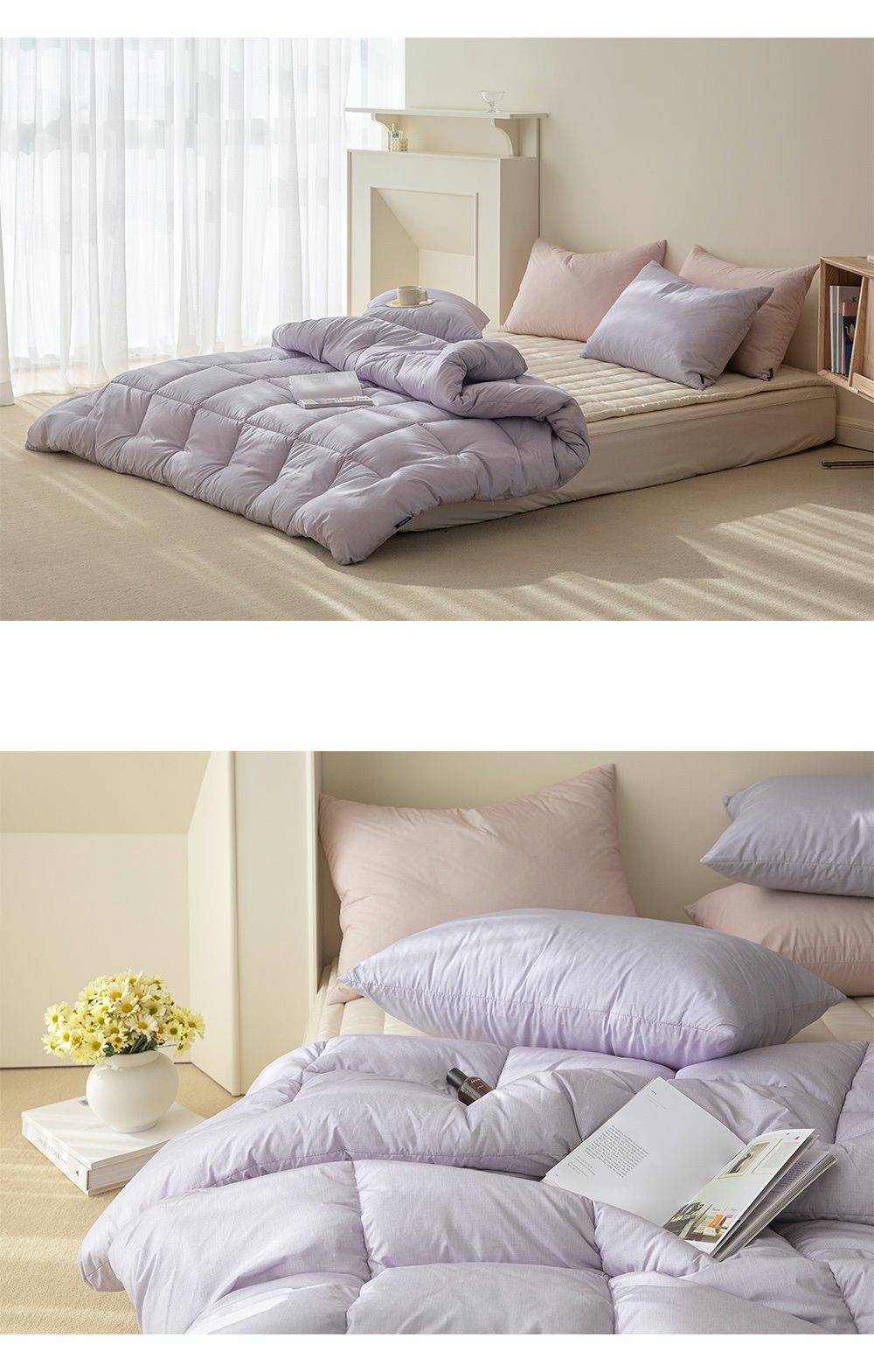 韓國 Maatila - 可水洗M2全方位抗菌防蟎四季被-薰衣草森林