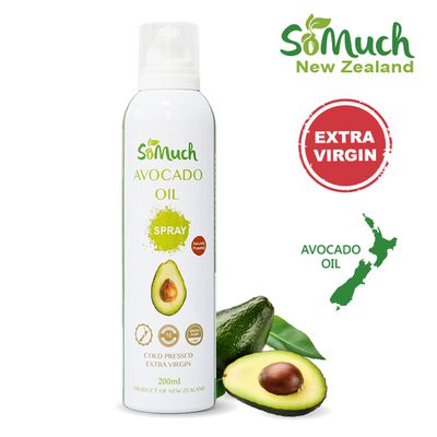 壽滿趣 - 紐西蘭Somuch-頂級冷壓初榨酪梨油噴霧/噴油瓶-200ml