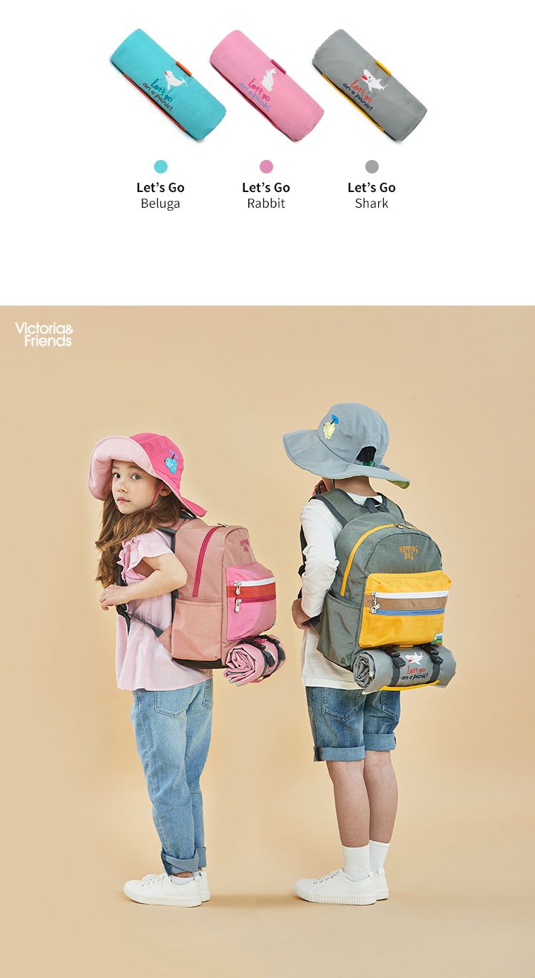 韓國 Victoria & Friends - 防潑水野餐墊-湖水綠 (90X70cm)