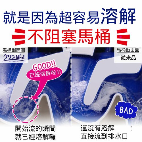 馬桶清潔防菌組(380mlx1瓶+防菌濕紙巾48抽x3包)