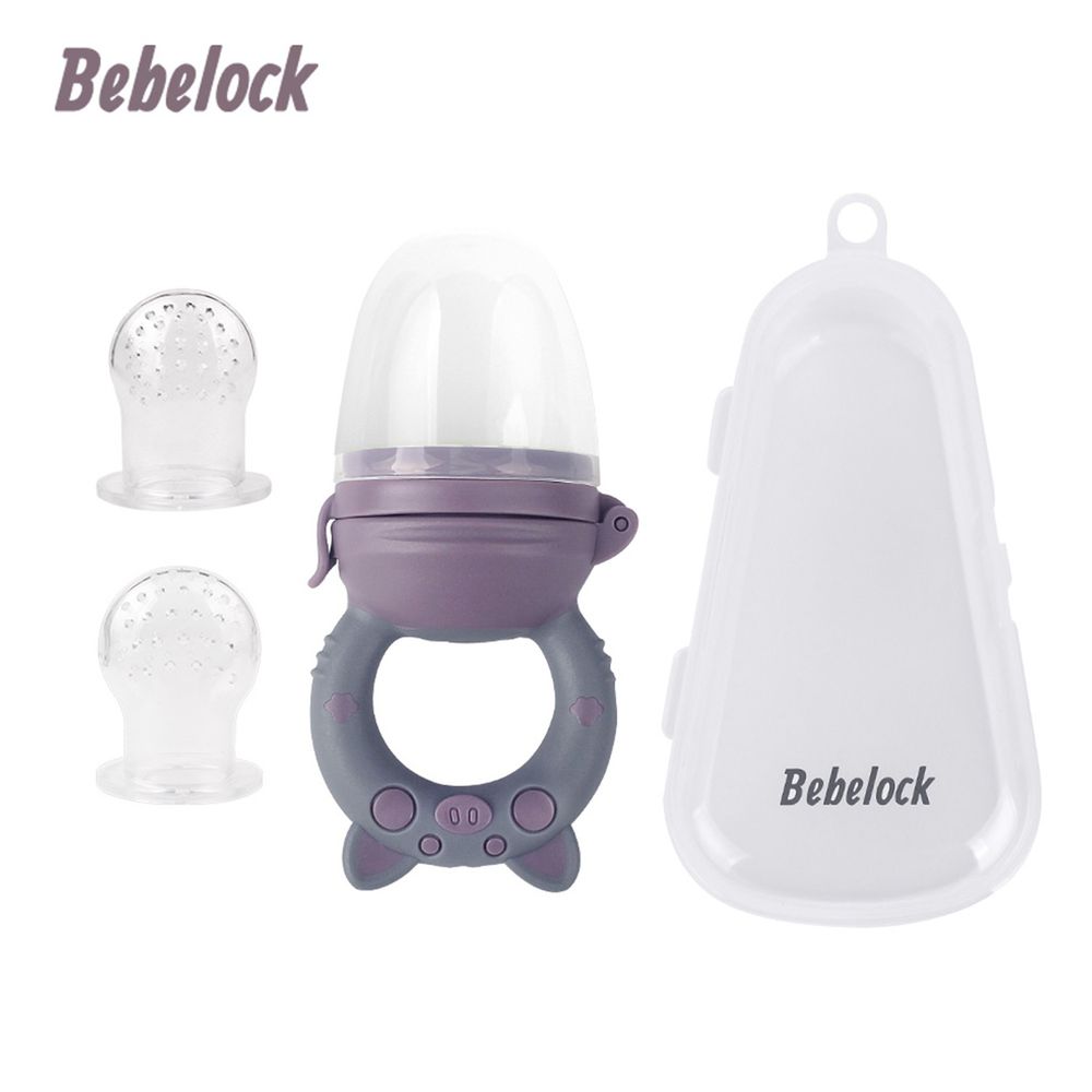 韓國BeBeLock - 奶嘴水果棒-紫小豬