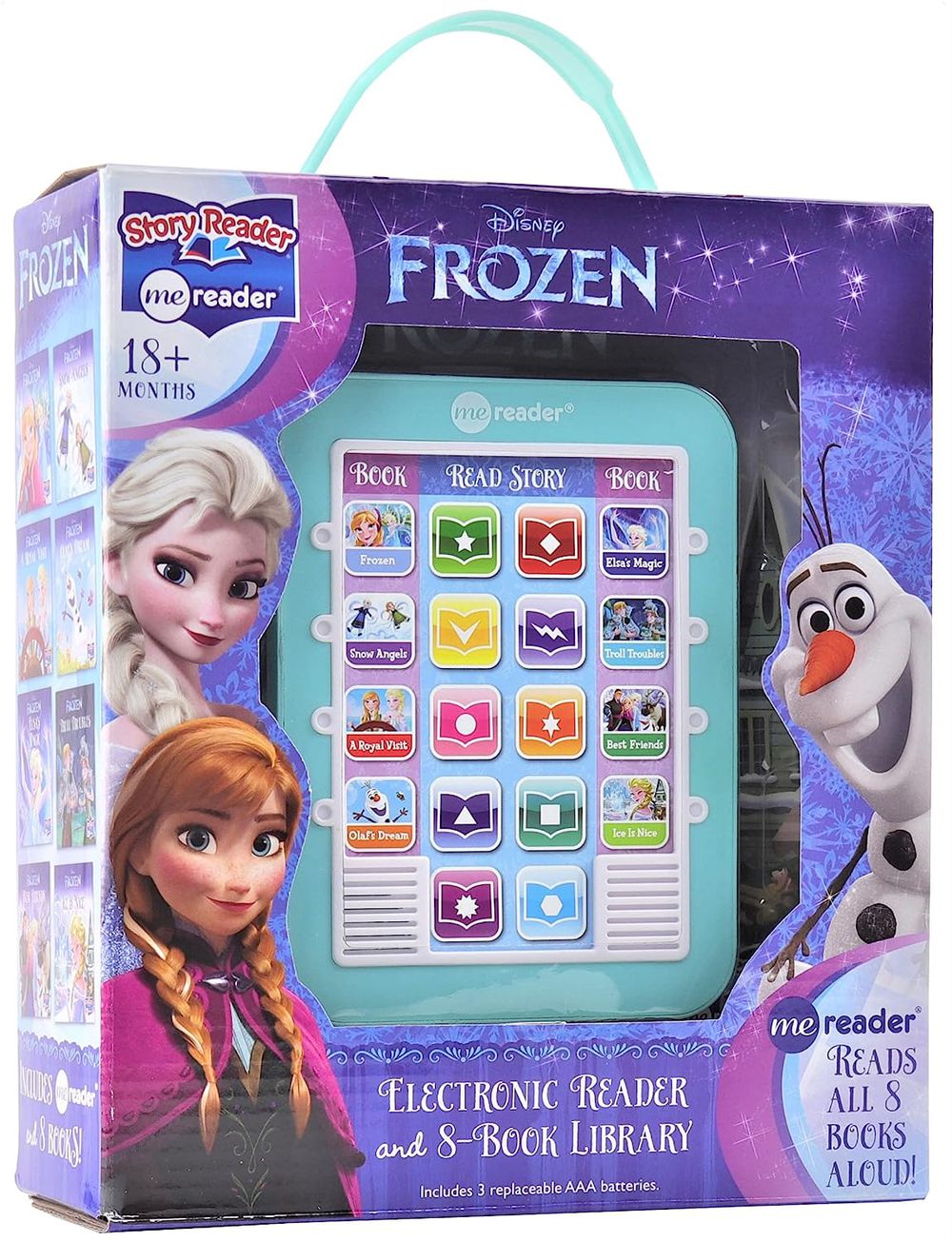 【迪士尼冰雪奇緣啟蒙有聲閱讀套書】ME Reader Electronic Reader and 8-Book Library: Disney Frozen