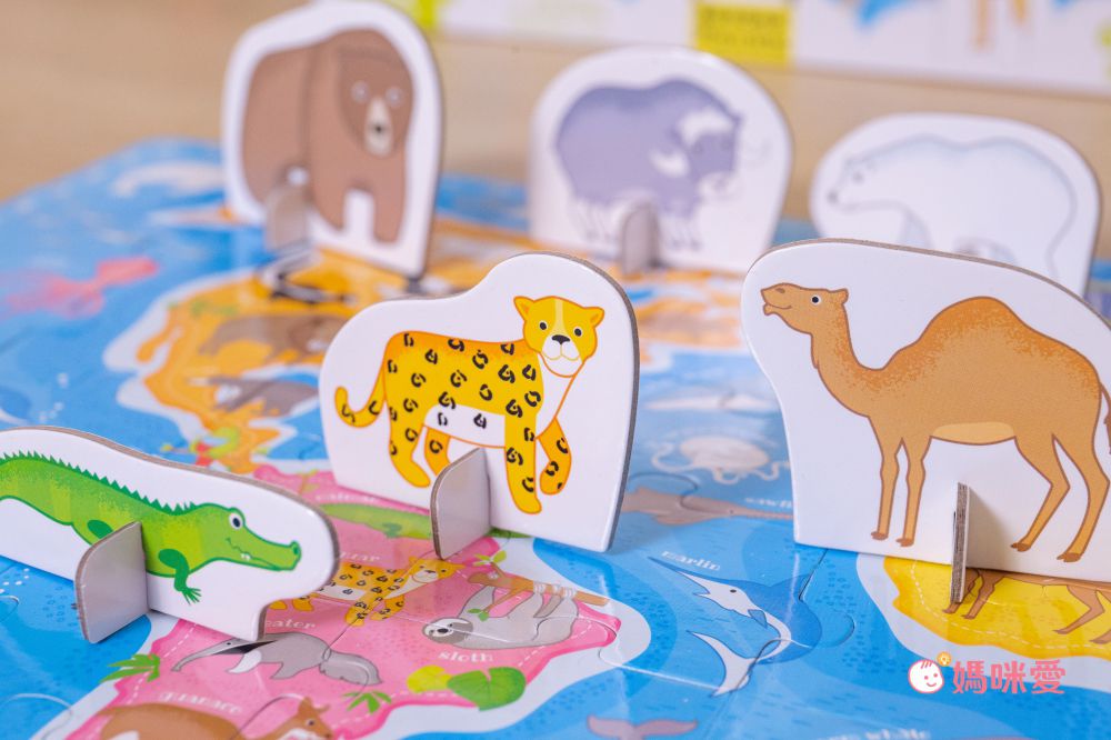 Banana Panda - 世界拼圖-立體動物世界 (附海報)-60片