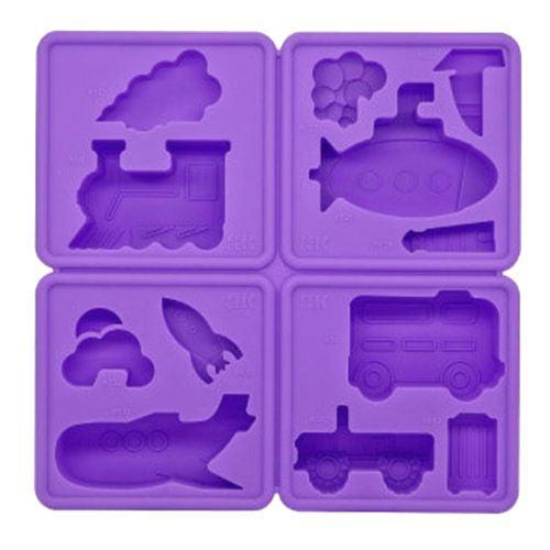 eeeek艾克魔塊 - Story mold 可愛動物造型模組 (旅行組 - 紫)-紫