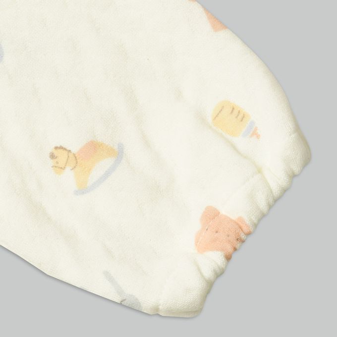 akachan honpo - 幼兒連身衣-玩具、小物-米白色