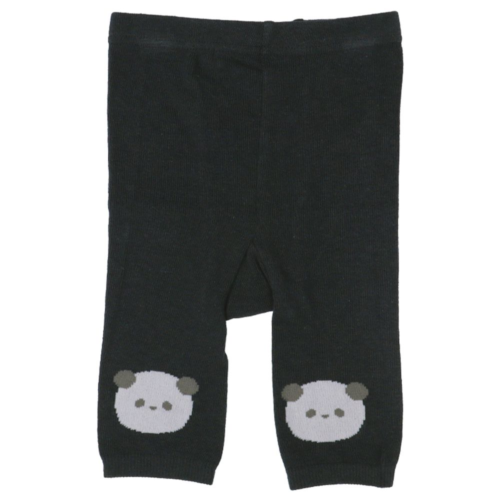 內搭褲-熊貓-深灰色
