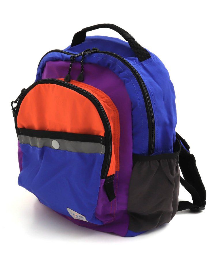 日本 BREEZE - 高機能輕量減壓設計兒童背包-白綠棋盤格 (33x24x13cm)