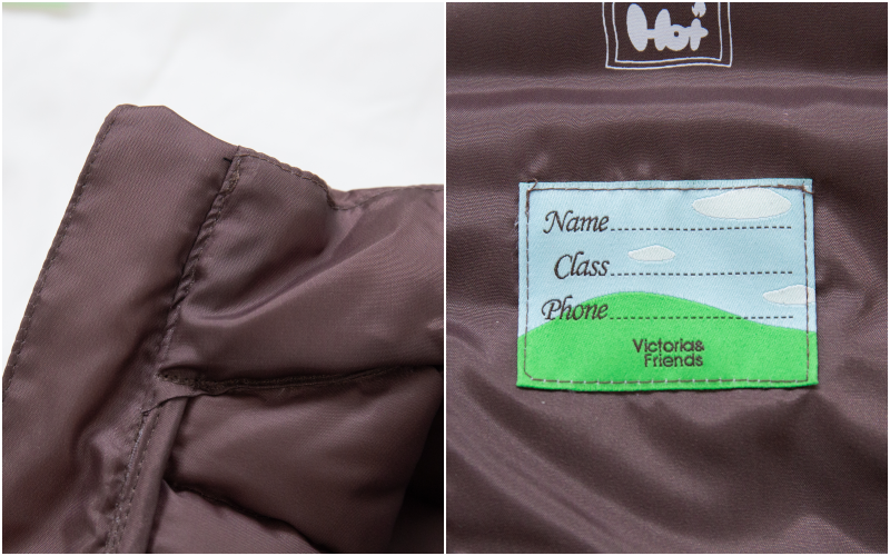 韓國 Victoria & Friends - 輕量鋪棉保暖背心-咖啡駱馬