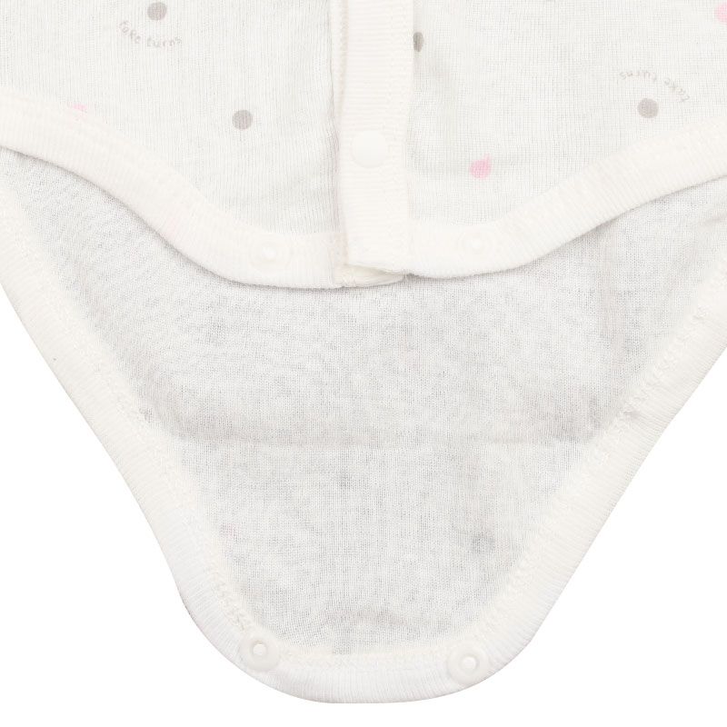 akachan honpo - 無袖速乾前開式包屁衣2件組-粉紅色