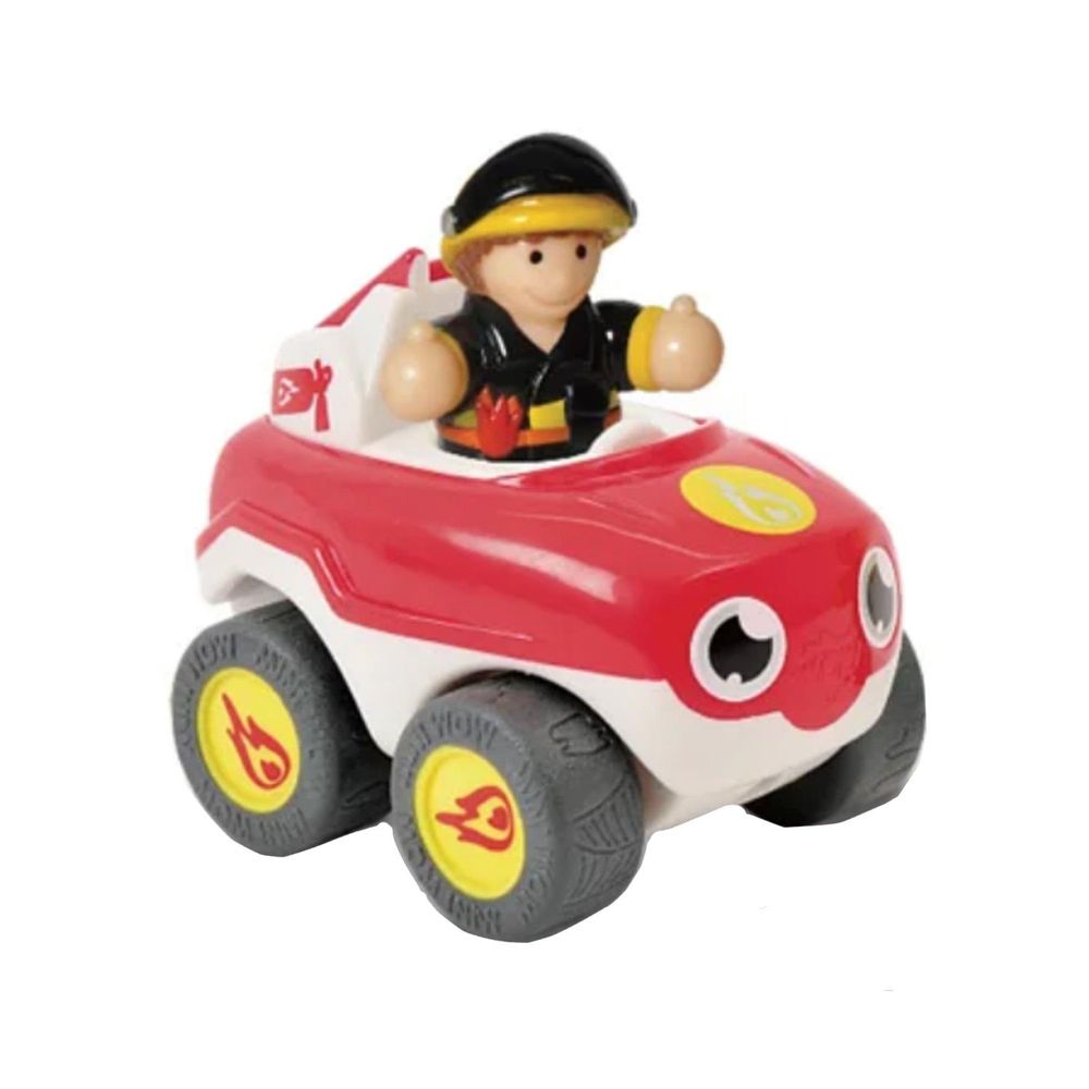 英國驚奇玩具 WOW Toys - 驚奇隨身迷你車-火焰-消防車