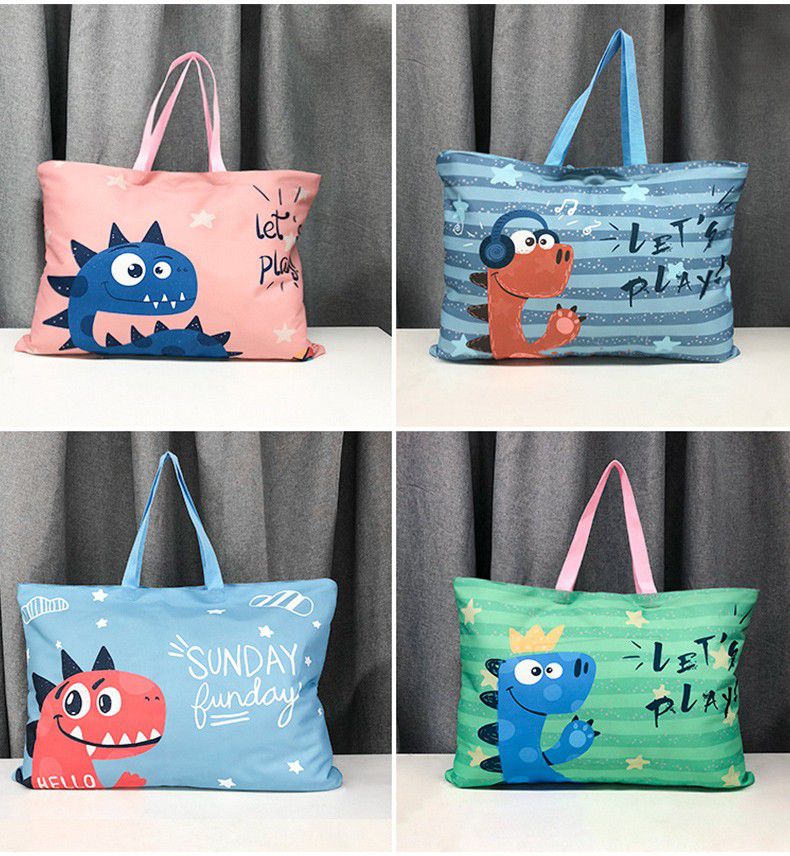 兒童睡袋收納袋-可愛兔子-薄荷綠