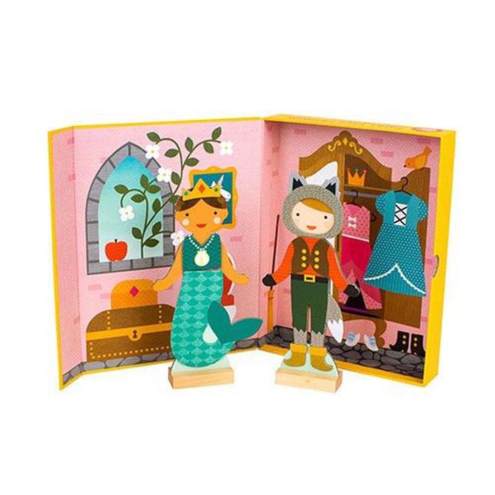 美國 Petit Collage - 磁鐵換裝秀-童話故事