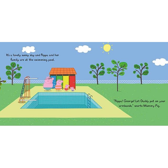Peppa Pig 佩佩豬 - Peppa Pig粉紅豬小妹：游泳去-平裝