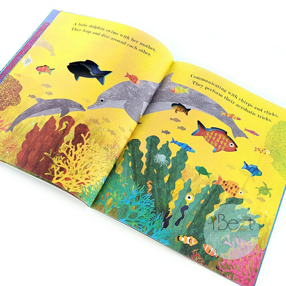 Little Tiger - A Peek-Through Picture Book(Tree/Bee/Sea/Moon) 精緻絕美的洞洞繪本