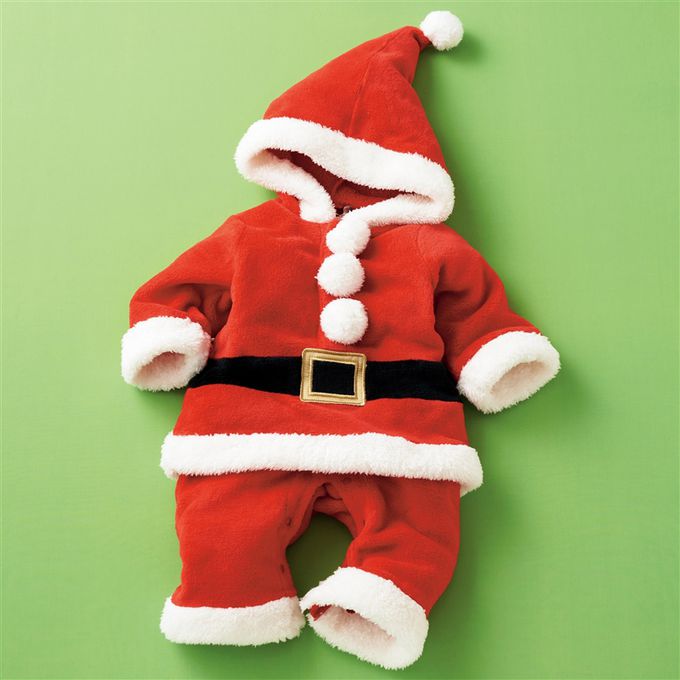 akachan honpo - 男聖誕連身衣-紅色