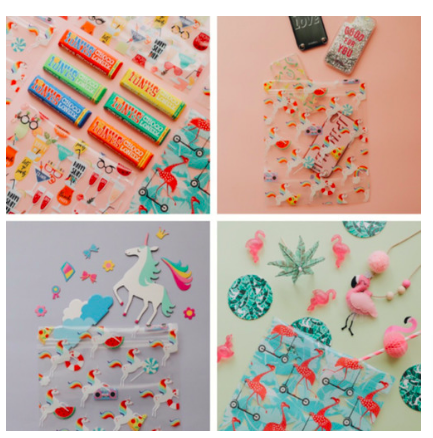 PLAY BAG瘋狂小袋 - 夏日系列三圖合一抗菌萬用立體袋–綜合包 (中型) 9入