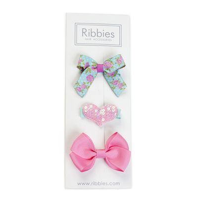 英國 Ribbies - 綜合緞帶3入組(Nora)