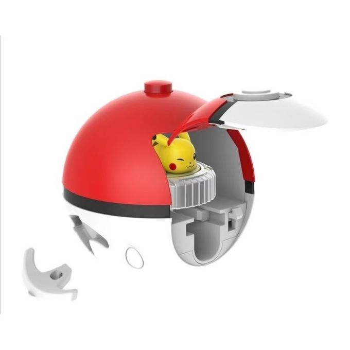 LingDong - 寶可夢魔幻陀螺對戰組（皮卡丘VS伊布）-寶可夢對戰盤*1+皮卡丘陀螺*1+伊布陀螺*1