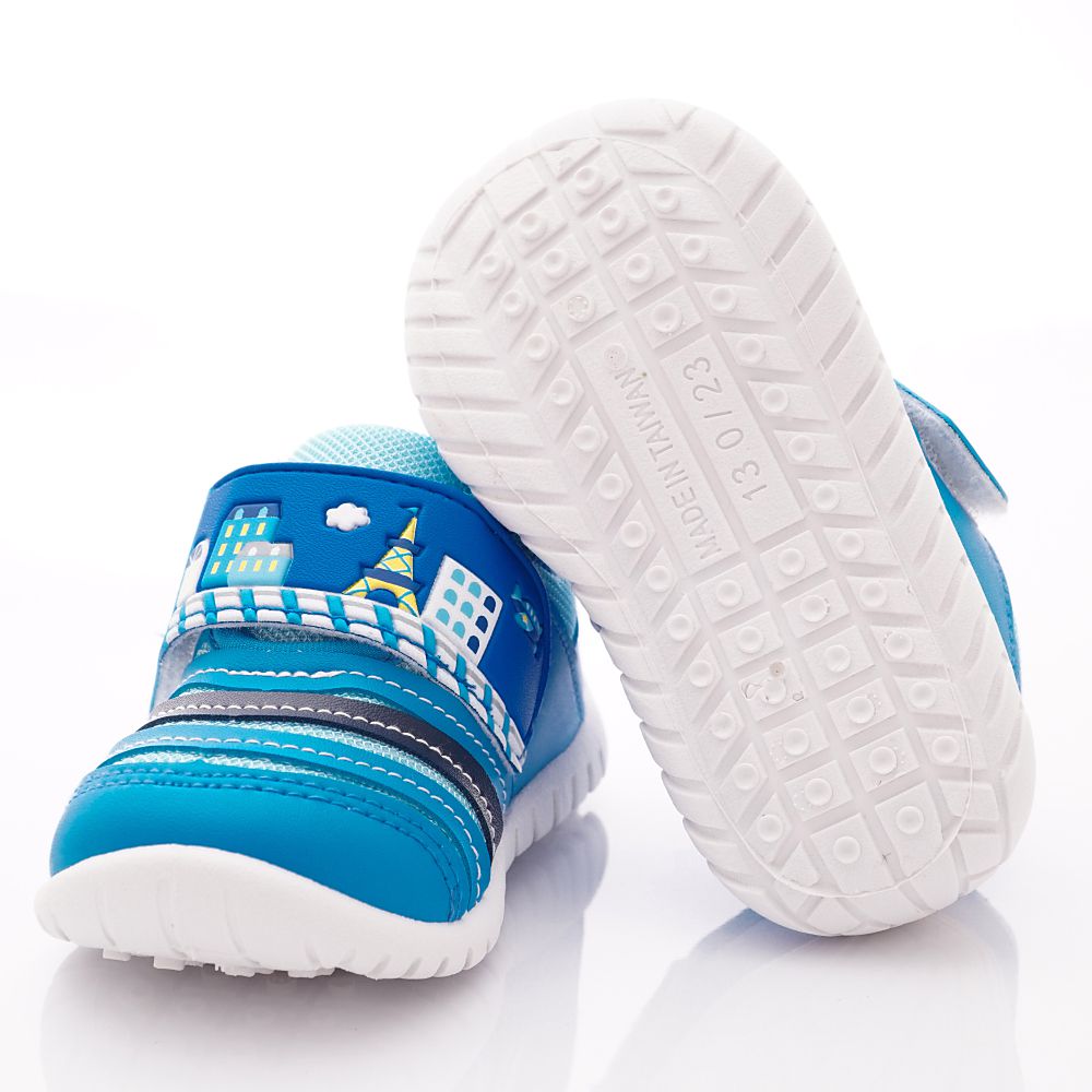 新幹線 - 輕量跳色休閒鞋款(中小童段)-水