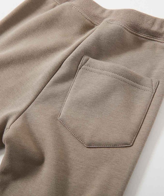 日本 devirock - RICH WARM 保暖裏毛喇叭長褲-黑