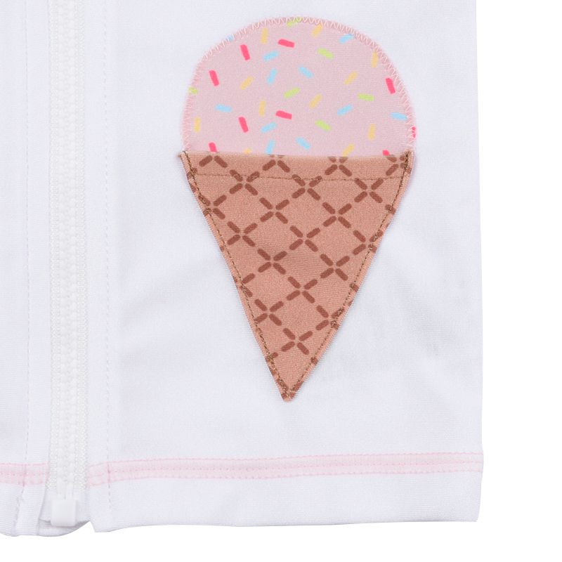 akachan honpo - 防曬泳衣＆連身泳衣-冰淇淋-粉紅色