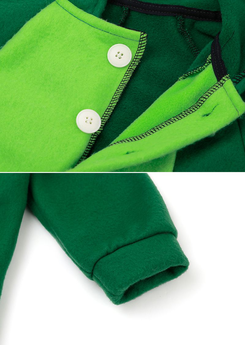 韓國 OZKIZ - 綠色恐龍造型連身衣