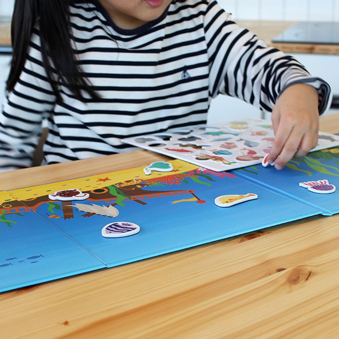 韓國 Ariati - 磁性故事遊戲板-海洋世界