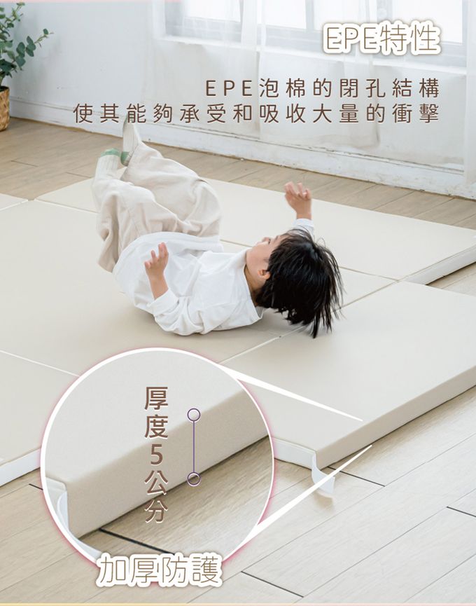 巧福 CHIAO FU - 兒童折疊地墊城堡CF-1015M-超厚5cm(地墊/兒童地墊/圍欄/幼童睡墊/安全防撞)