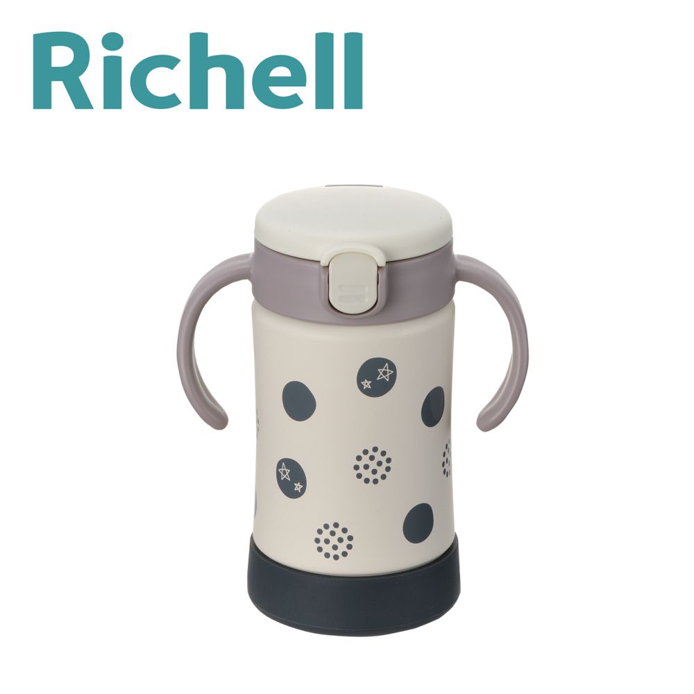 日本 Richell 利其爾 - TLI泡沫之夏不鏽鋼吸管保溫杯300ML