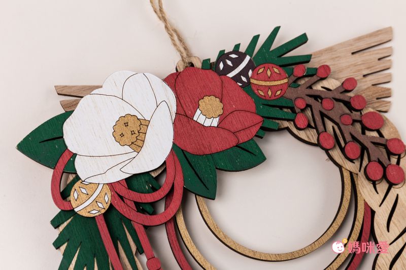 日本代購 - 布製日本新年擺飾-白兔 (W10.6×H8.3×D6.6cm)