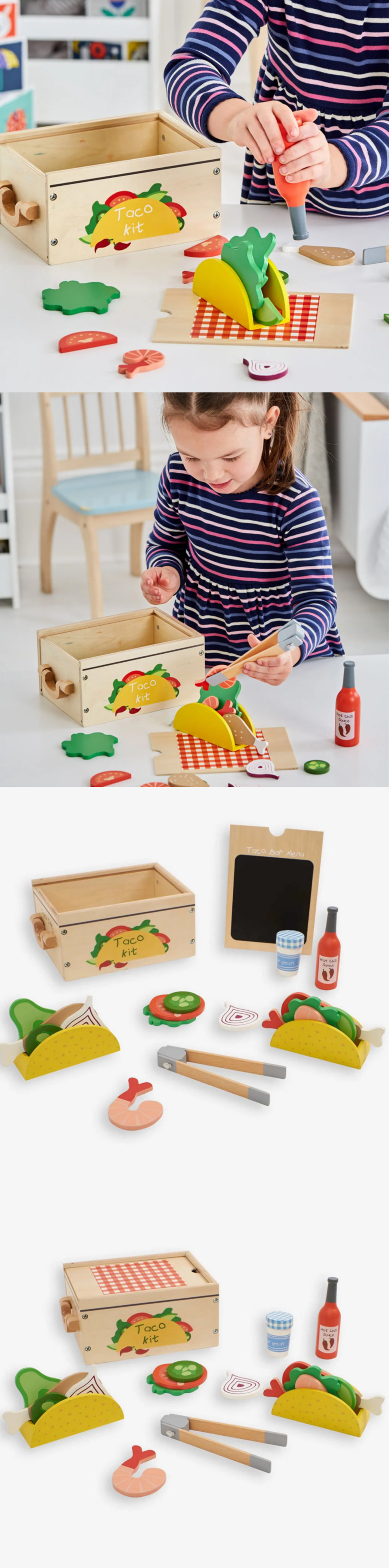 英國 JoJo Maman BeBe - 家家酒/角色扮演玩具_實木系列-墨西哥捲餅