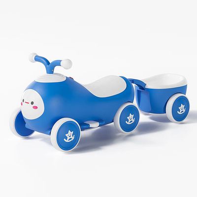 親親 Ching Ching - 毛毛蟲學步拖車 嚕嚕車 RT-628B-藍色