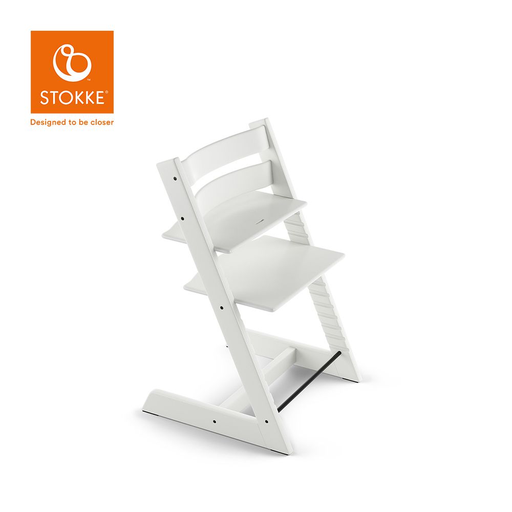 Stokke - 挪威 Tripp Trapp 成長椅經典櫸木系列-白色