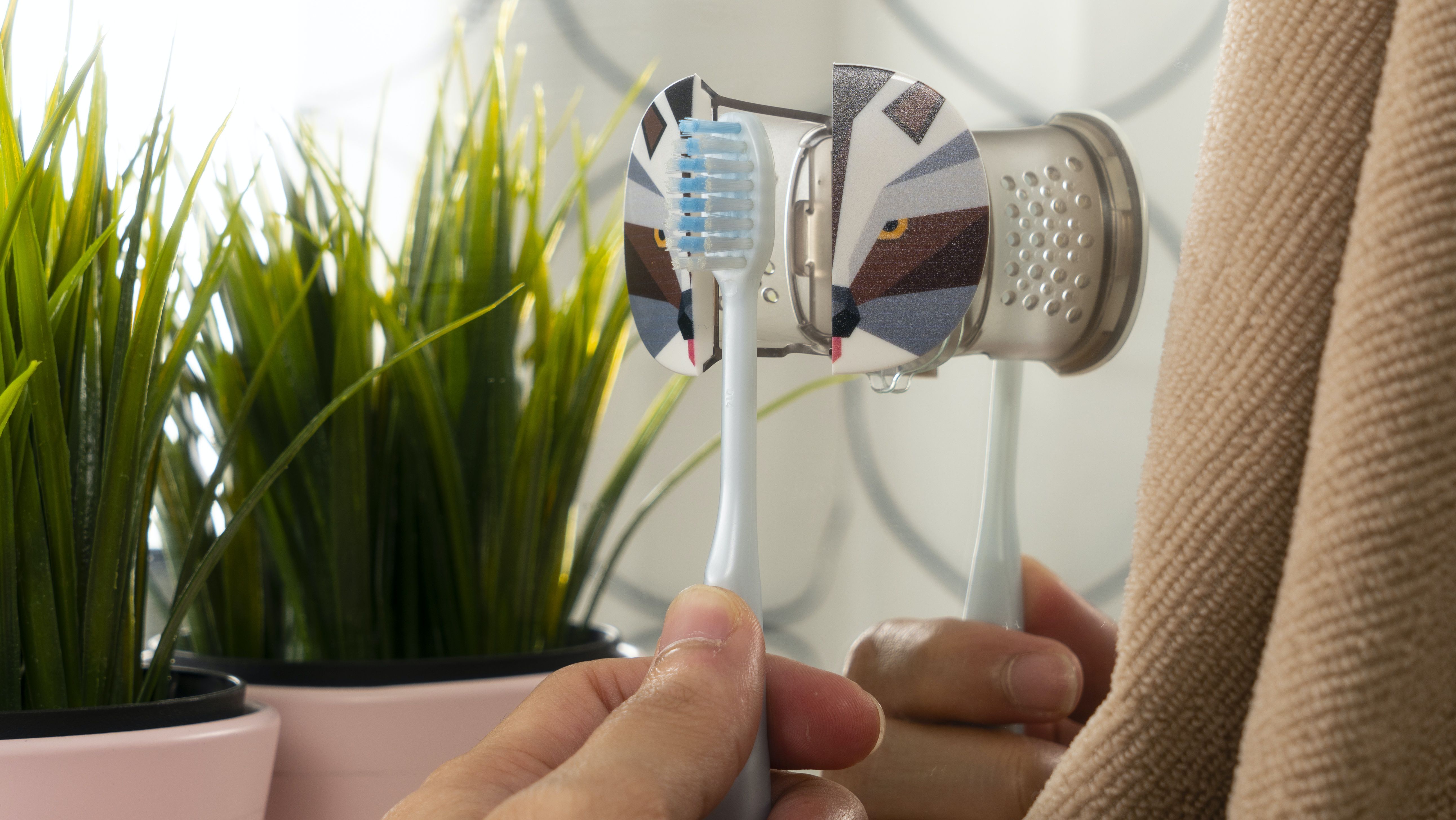 【Flipper 牙刷架】培養刷牙好習慣♡避免飛沫交叉感染