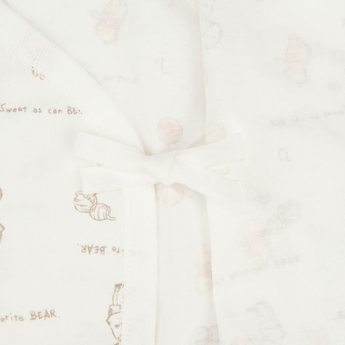 akachan honpo - 嬰兒用品5件組-小熊維尼-淺卡其色