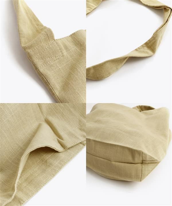 日本 zootie - 厚磅100%棉大容量方形肩背包-石墨灰