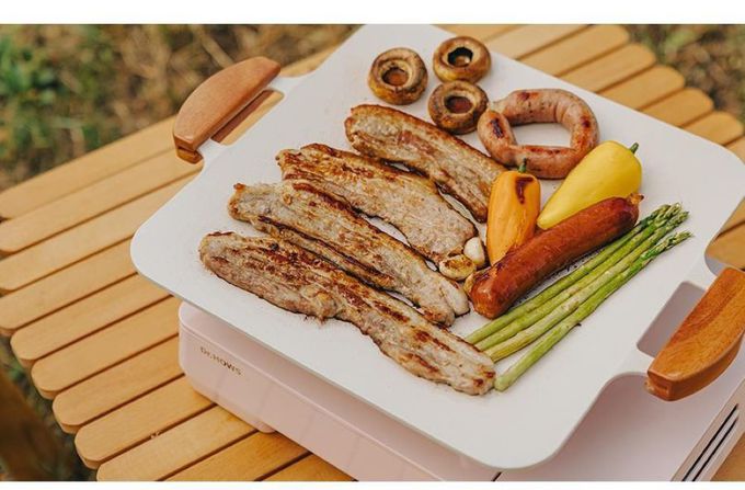 中秋居家烤肉首選！【韓國 Dr.HOWS】烤盤+卡式爐優惠組☆