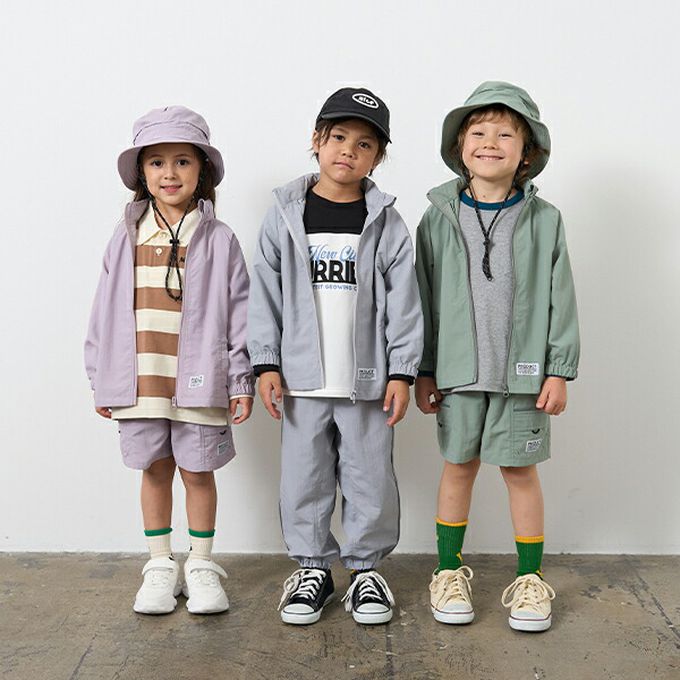 日本 b-ROOM - [品牌熱銷] 防潑水輕量派克風衣(帽可收)-淺軍綠