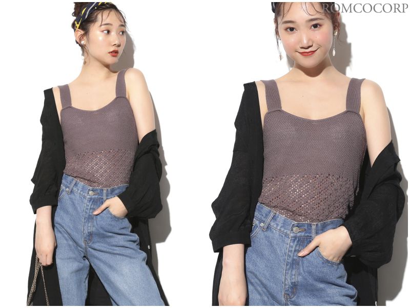 日本女裝代購 - 2way 碎花V領洋裝/罩衫外套-綠 (M(Free size))