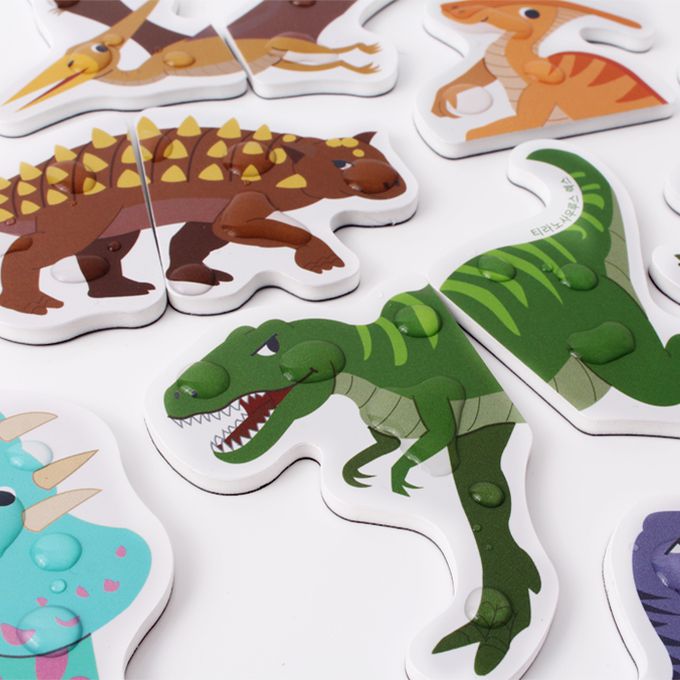 韓國 Ariati - 配對磁性貼盒裝組-恐龍