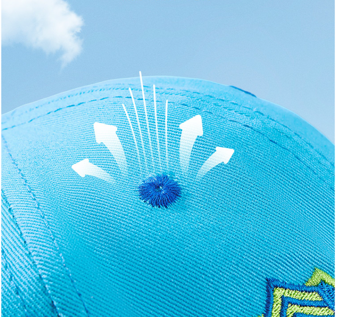 汪汪隊兒童防曬遮陽帽-卡通人物-小礫-黑+綠