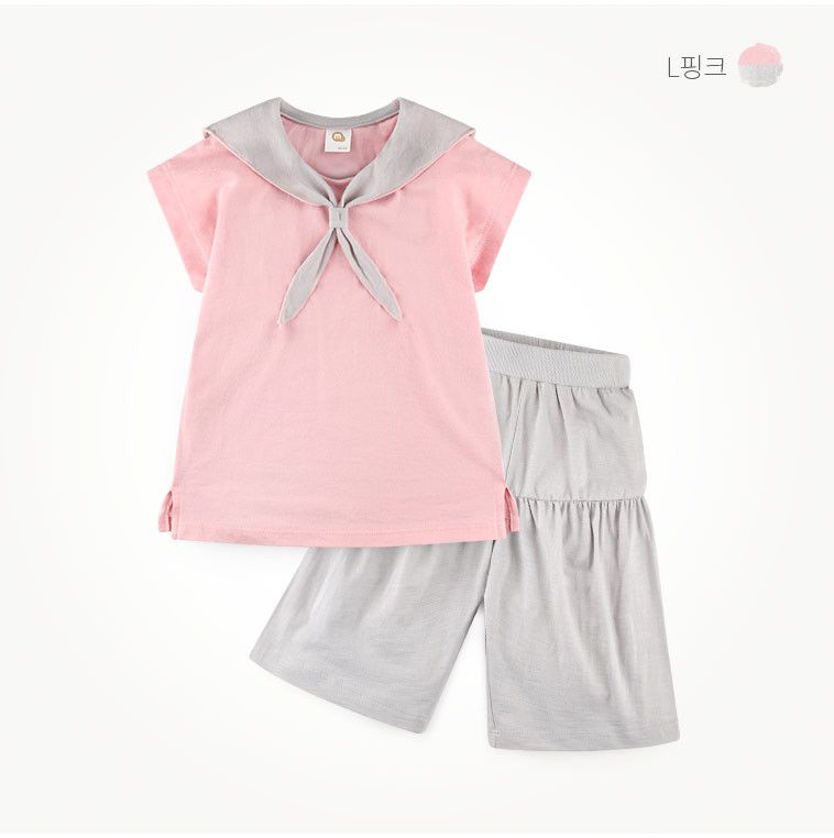 韓國 milk mile - 兔耳朵造型寬褲套裝