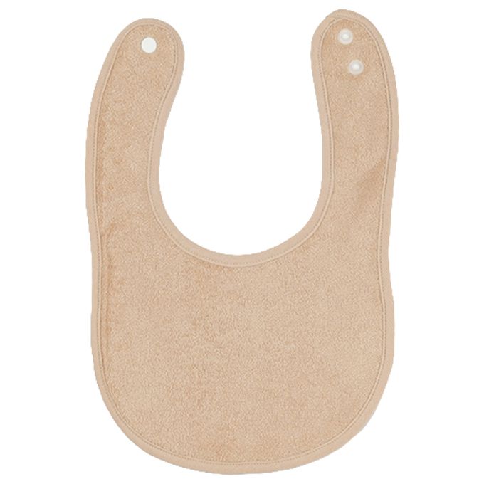 akachan honpo - 有機圍兜2件組-毛圈布-象牙白色 (50～80cm)